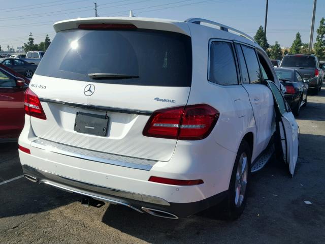 4JGDF6EE6JB024411 - 2018 MERCEDES-BENZ GLS 450 4M WHITE photo 4