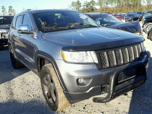 1C4RJFCT6DC596670 - 2013 JEEP GRAND CHER GRAY photo 1