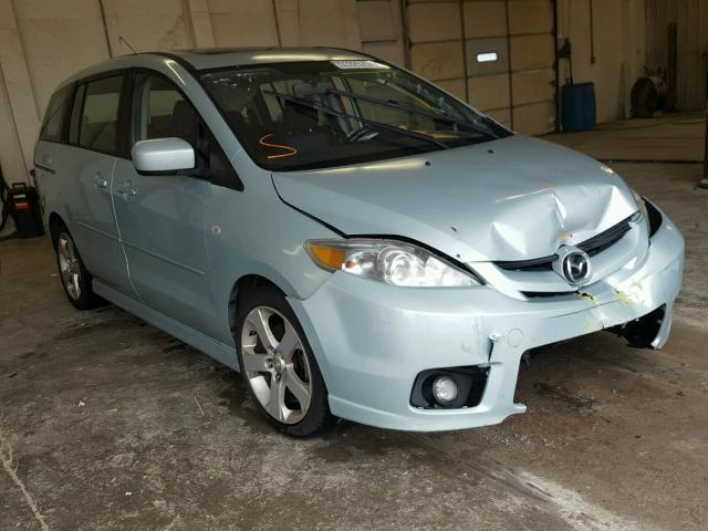 JM1CR293760104280 - 2006 MAZDA 5 GREEN photo 1