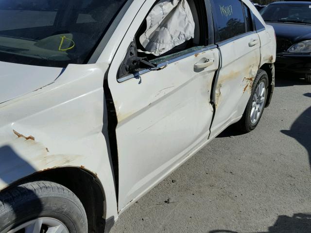 1C3LC46K97N610274 - 2007 CHRYSLER SEBRING WHITE photo 10