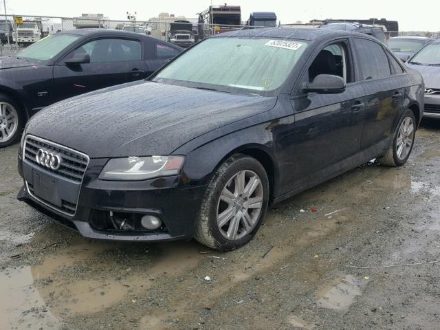 WAUAFAFLXBN036940 - 2011 AUDI A4 PREMIUM BLACK photo 2