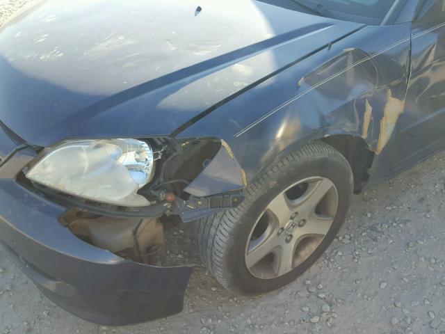2HGES26884H530325 - 2004 HONDA CIVIC EX 蓝色 照片 9