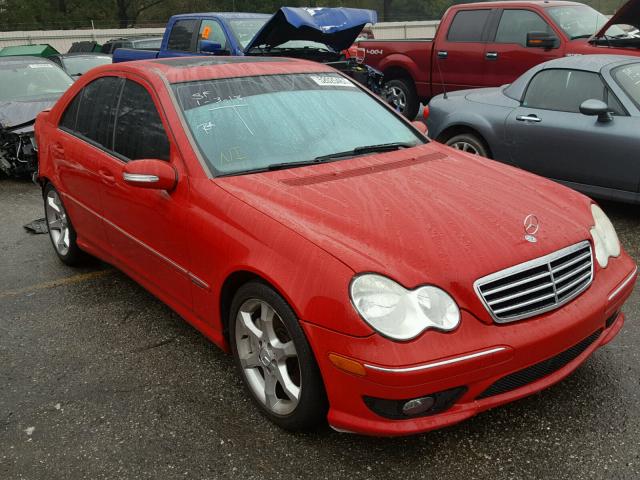 WDBRF52H97F910497 - 2007 MERCEDES-BENZ C 230 RED photo 1