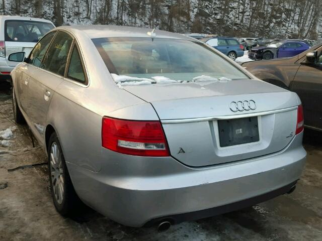 WAUDH74F57N055460 - 2007 AUDI A6 3.2 QUA SILVER photo 3