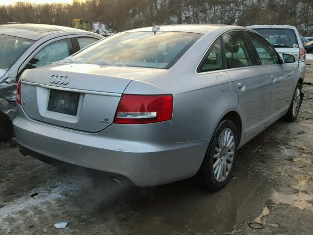 WAUDH74F57N055460 - 2007 AUDI A6 3.2 QUA SILVER photo 4