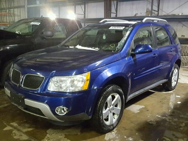 2CKDL63F276012009 - 2007 PONTIAC TORRENT BLUE photo 2