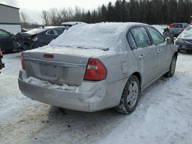 1G1ZT51846F163362 - 2006 CHEVROLET MALIBU LT SILVER photo 4