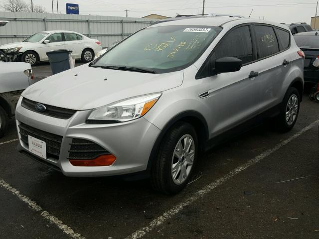 1FMCU0F79GUB47180 - 2016 FORD ESCAPE S SILVER photo 2