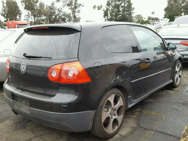 WVWFV71K78W072181 - 2008 VOLKSWAGEN GTI BLACK photo 4