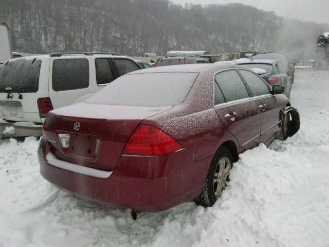 1HGCM56326A163981 - 2006 HONDA ACCORD SE RED photo 4