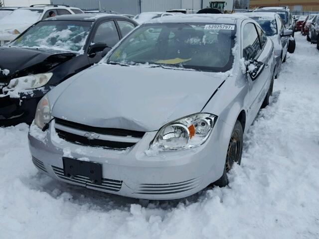 1G1AJ15F467649765 - 2006 CHEVROLET COBALT LS SILVER photo 2