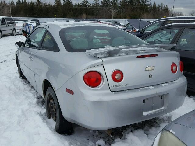 1G1AJ15F467649765 - 2006 CHEVROLET COBALT LS SILVER photo 3