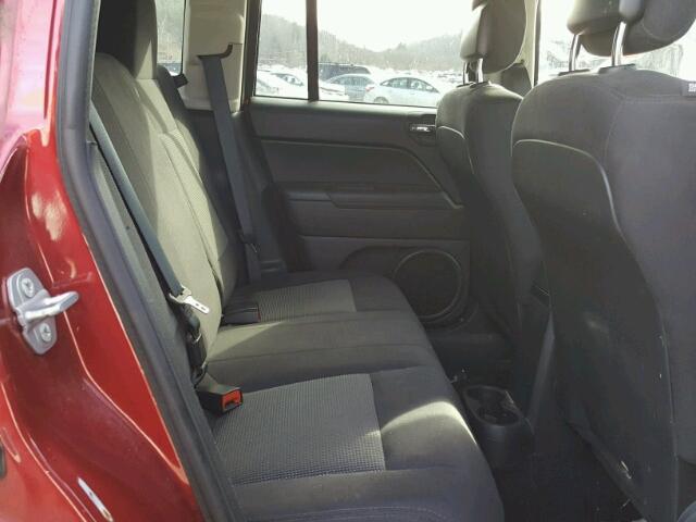 1C4NJDBB0FD248730 - 2015 JEEP COMPASS SP MAROON photo 6