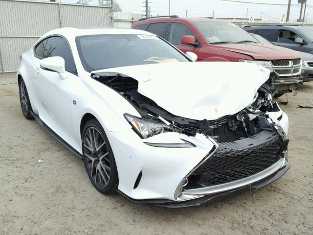 JTHHE5BC2F5000472 - 2015 LEXUS RC 350 WHITE photo 1