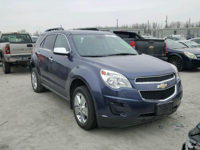 2GNALBEK9E6100637 - 2014 CHEVROLET EQUINOX LT BLUE photo 1