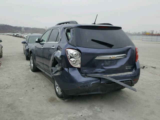 2GNALBEK9E6100637 - 2014 CHEVROLET EQUINOX LT BLUE photo 3