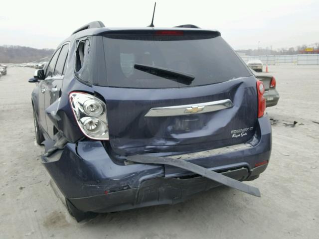 2GNALBEK9E6100637 - 2014 CHEVROLET EQUINOX LT BLUE photo 9