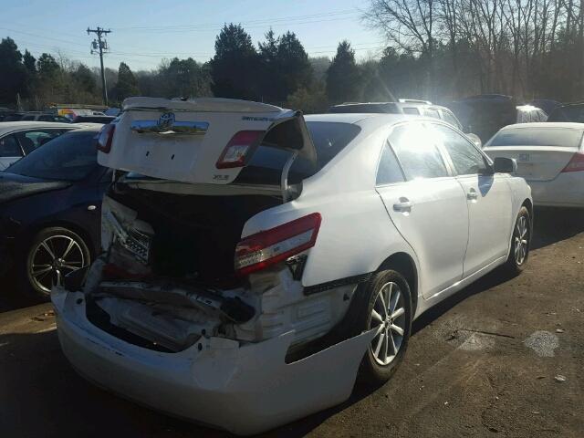 4T1BK3EK4AU599005 - 2010 TOYOTA CAMRY SE WHITE photo 4