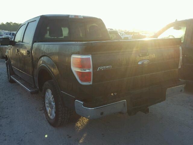 1FTFW1CT4EKE14026 - 2014 FORD F150 SUPER BLACK photo 3