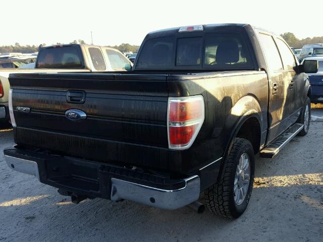 1FTFW1CT4EKE14026 - 2014 FORD F150 SUPER BLACK photo 4