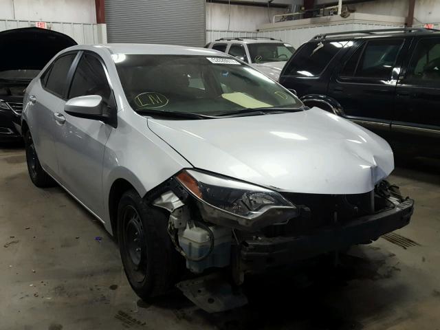 5YFBURHE2EP174151 - 2014 TOYOTA COROLLA L SILVER photo 1