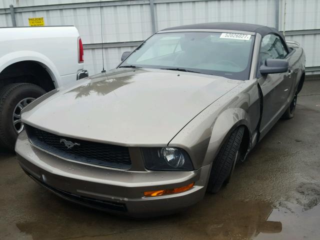 1ZVFT84N355257442 - 2005 FORD MUSTANG BROWN photo 2