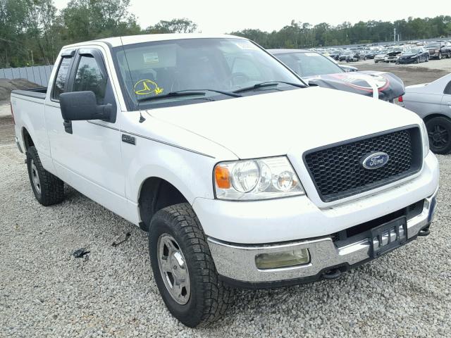 1FTRX14W55NA89677 - 2005 FORD F150 WHITE photo 1