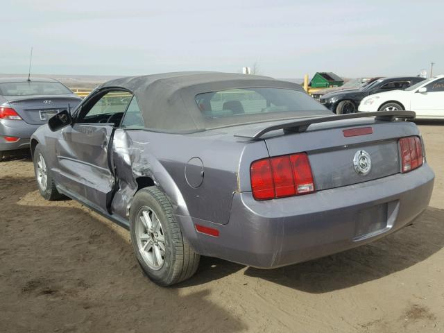 1ZVFT84N165166283 - 2006 FORD MUSTANG GRAY photo 3