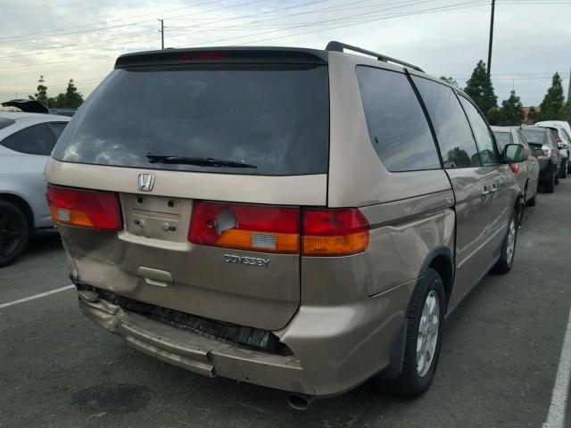 5FNRL18623B119591 - 2003 HONDA ODYSSEY EX GOLD photo 4