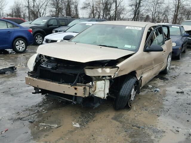 1G2ZF58B074105976 - 2007 PONTIAC G6 VALUE L GOLD photo 2