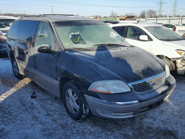 2FMZA53472BB67386 - 2002 FORD WINDSTAR S BLACK photo 1