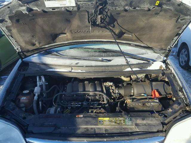 2FMZA53472BB67386 - 2002 FORD WINDSTAR S BLACK photo 7