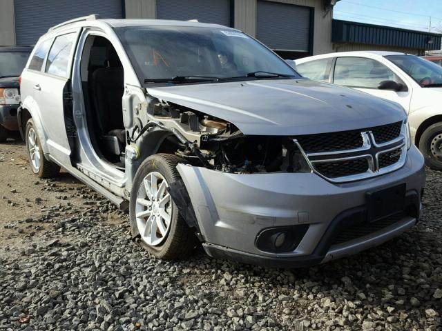 3C4PDDBG0FT561122 - 2015 DODGE JOURNEY SX SILVER photo 1