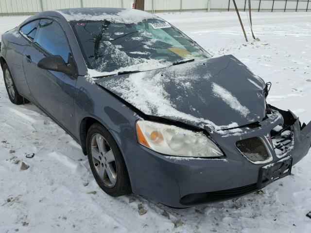 1G2ZH18N974240855 - 2007 PONTIAC G6 GT GRAY photo 1