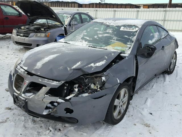 1G2ZH18N974240855 - 2007 PONTIAC G6 GT GRAY photo 2