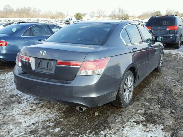 1HGCP2F77CA074573 - 2012 HONDA ACCORD EX GRAY photo 4