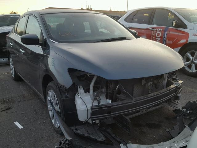 3N1AB7APXEY221639 - 2014 NISSAN SENTRA S BLUE photo 1