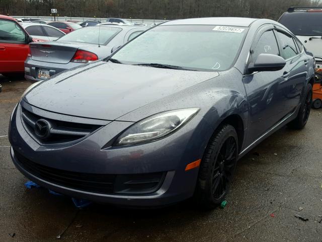 1YVHZ8BH6B5M15334 - 2011 MAZDA 6 I GRAY photo 2