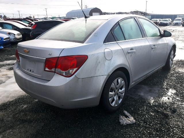 1G1PC5SB1E7354442 - 2014 CHEVROLET CRUZE LT SILVER photo 4