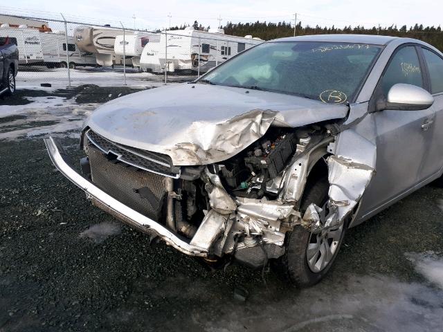 1G1PC5SB1E7354442 - 2014 CHEVROLET CRUZE LT SILVER photo 9