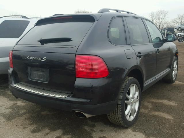 WP1AA29P96LA25790 - 2006 PORSCHE CAYENNE BLACK photo 4