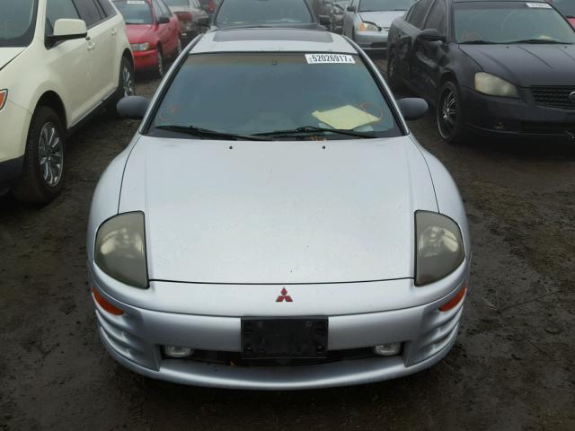 4A3AC44G5YE037499 - 2000 MITSUBISHI ECLIPSE GS SILVER photo 9