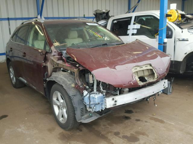 2T2BK1BA4DC204919 - 2013 LEXUS RX 350 MAROON photo 1