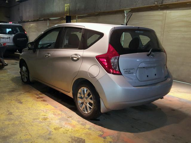 3N1CE2CP9GL366591 - 2016 NISSAN VERSA NOTE SILVER photo 3