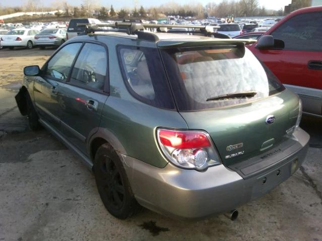 JF1GG686X6H807907 - 2006 SUBARU IMPREZA OU GREEN photo 3