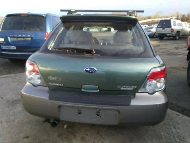 JF1GG686X6H807907 - 2006 SUBARU IMPREZA OU GREEN photo 9