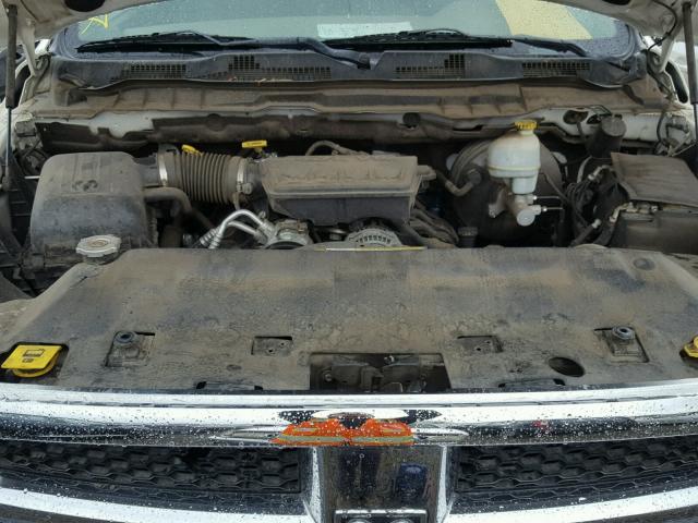 1D3HV18P19S708679 - 2009 DODGE RAM 1500 WHITE photo 7