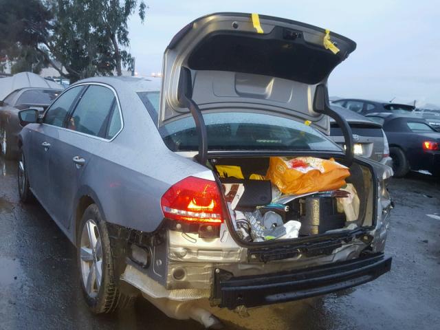 1VWAS7A36EC040506 - 2014 VOLKSWAGEN PASSAT S ვერცხლისფერი ფოტო 3