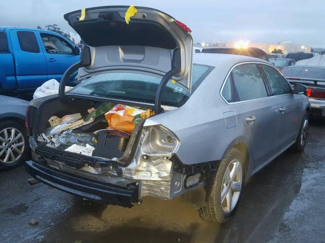 1VWAS7A36EC040506 - 2014 VOLKSWAGEN PASSAT S ვერცხლისფერი ფოტო 4