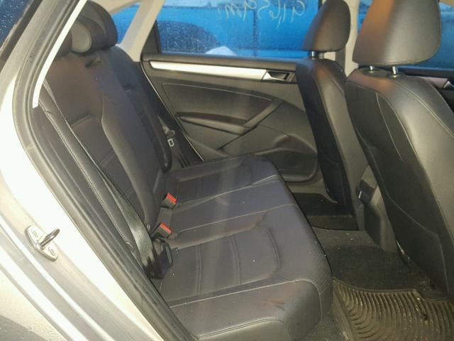 1VWAS7A36EC040506 - 2014 VOLKSWAGEN PASSAT S ვერცხლისფერი ფოტო 6